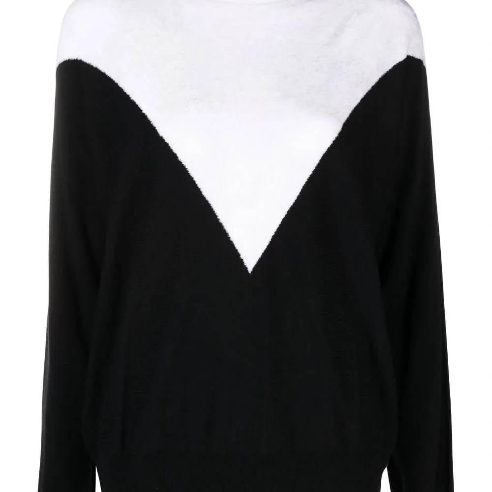 Джемпер в двух тонах