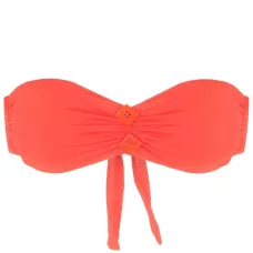 Топ бикини бандо с вырезом халтер