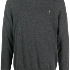 Джемпер с вышитым логотипом