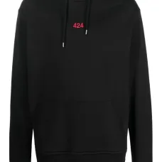 Худи с кулиской и вышитым логотипом Худи с кулиской и вышитым логотипом