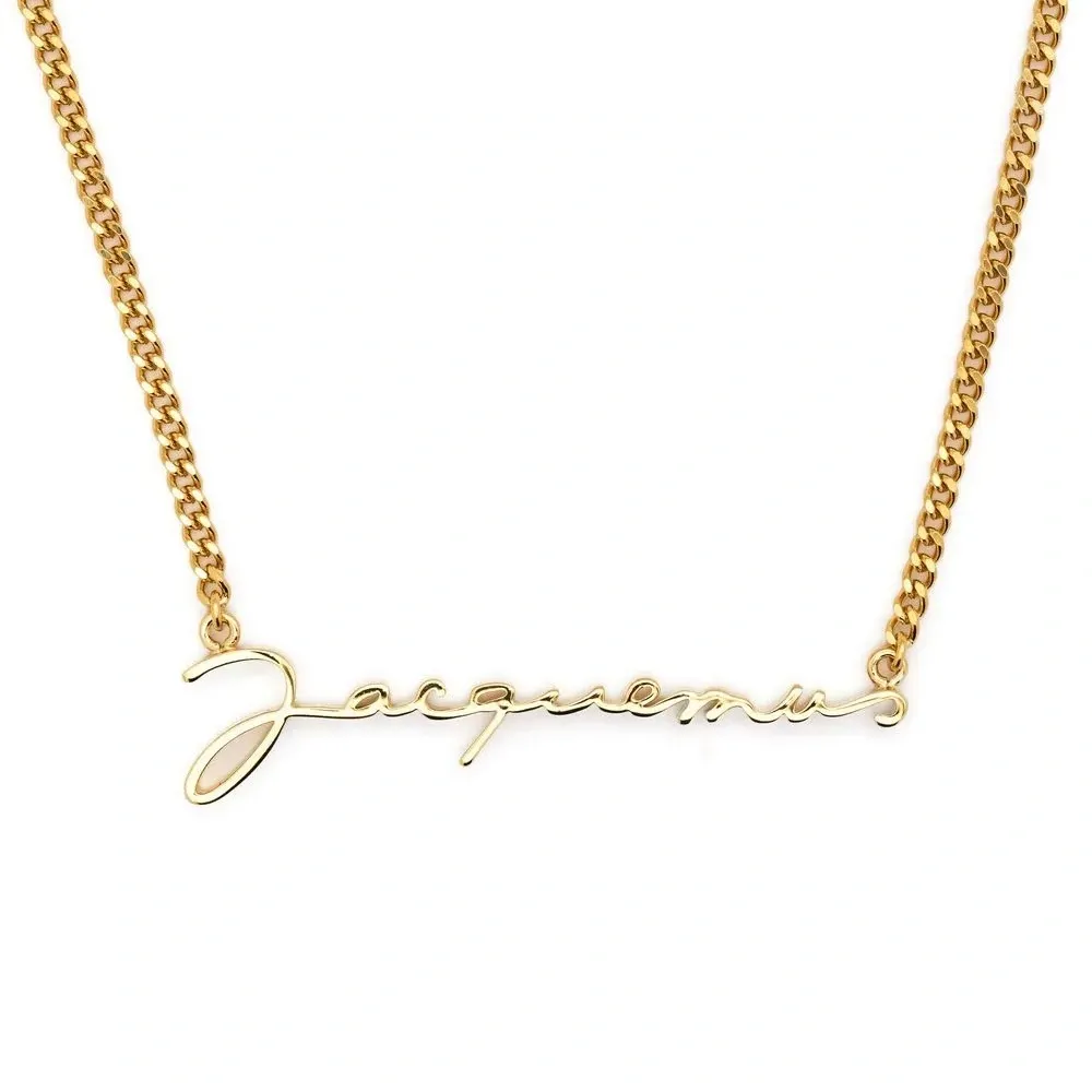 Колье с подвеской-логотипом