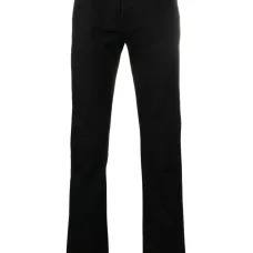 Прямые джинсы с вышитым логотипом