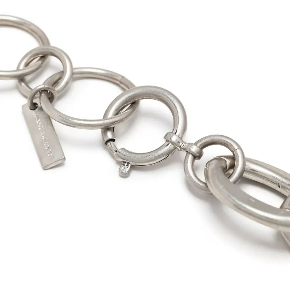 Цепочка на шею с кольцами