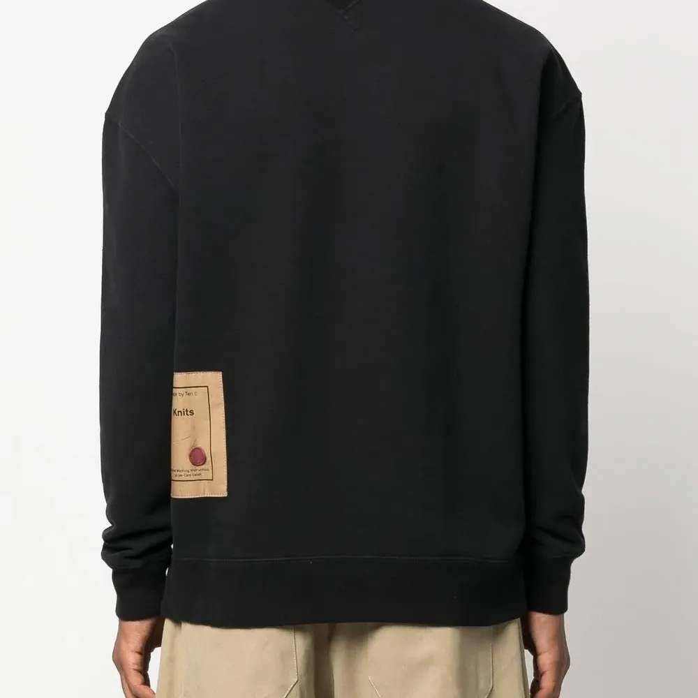 Толстовка с нашивкой-логотипом