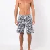 Шорты-бермуды с графичным принтом