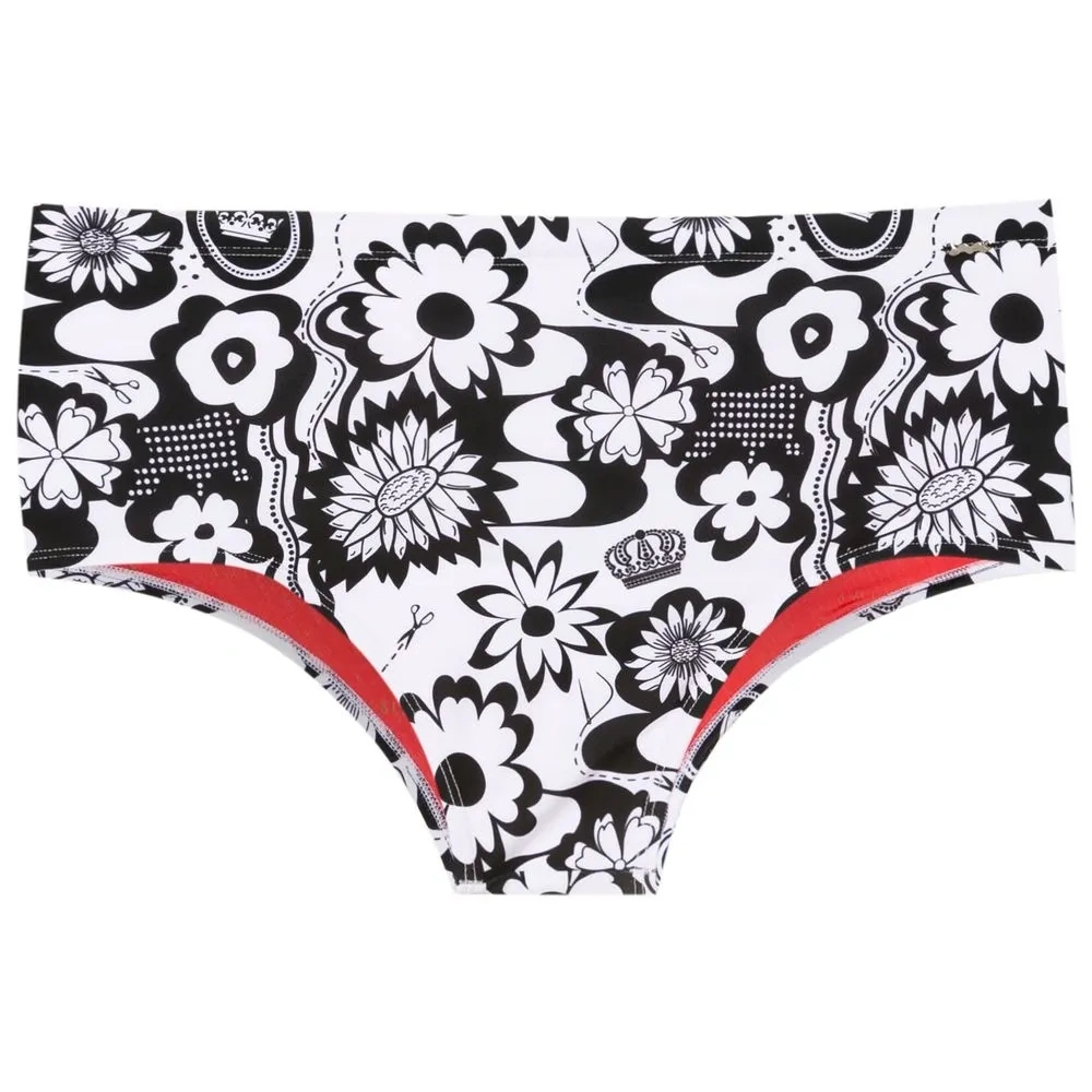 Плавки с цветочным принтом