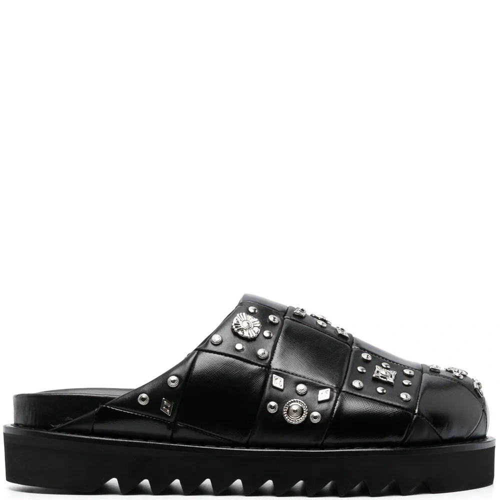 Мюли с заклепками