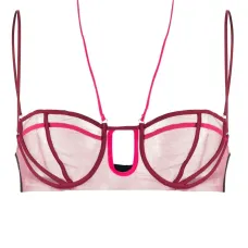 Бюстгальтер со вставками