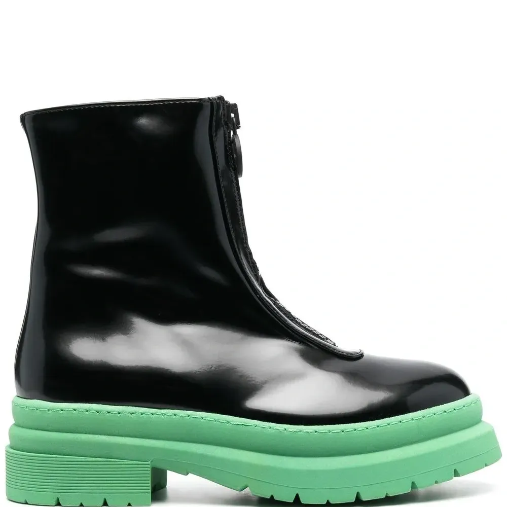 Массивные ботинки на молнии