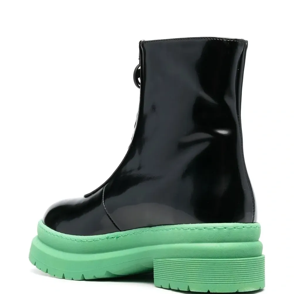 Массивные ботинки на молнии