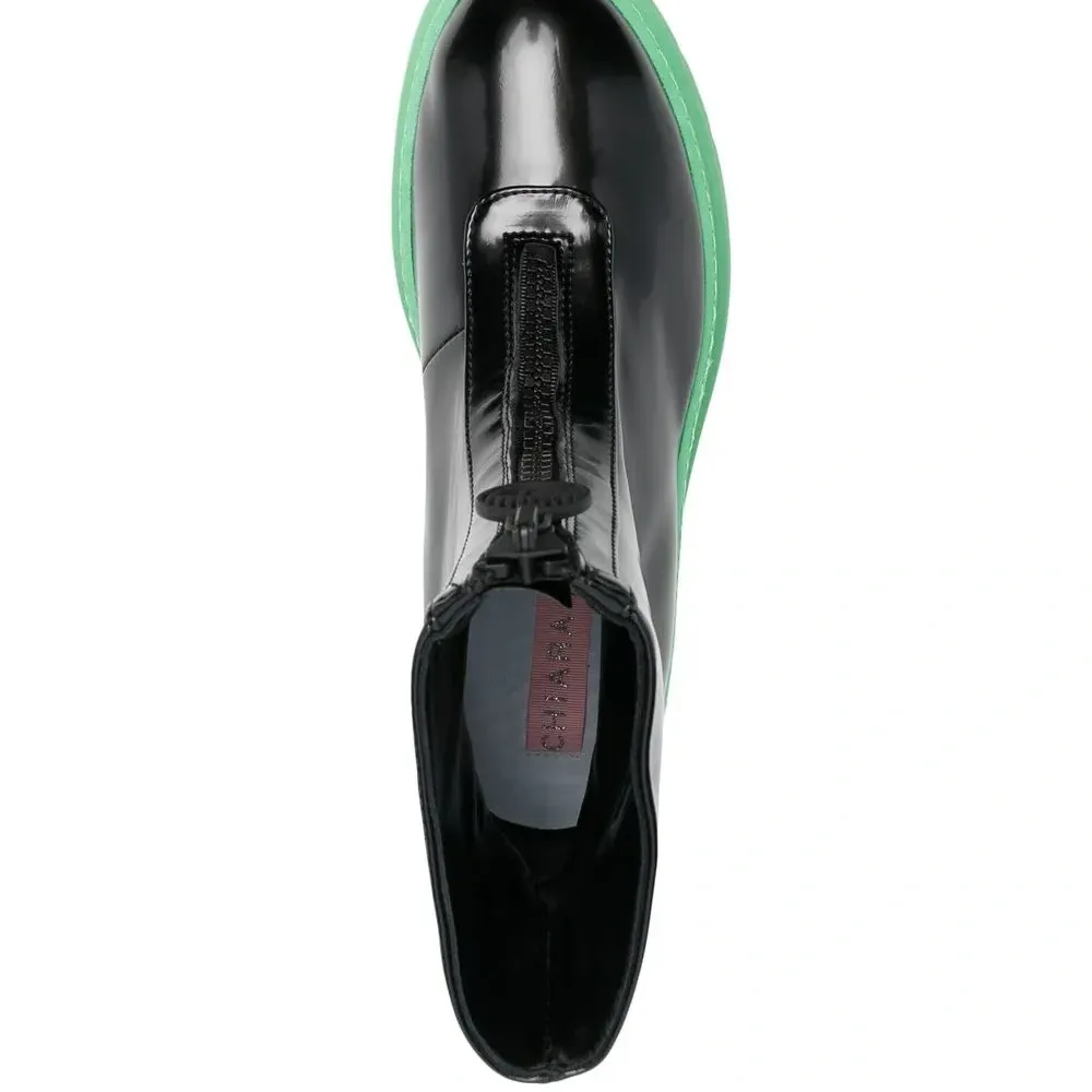 Массивные ботинки на молнии