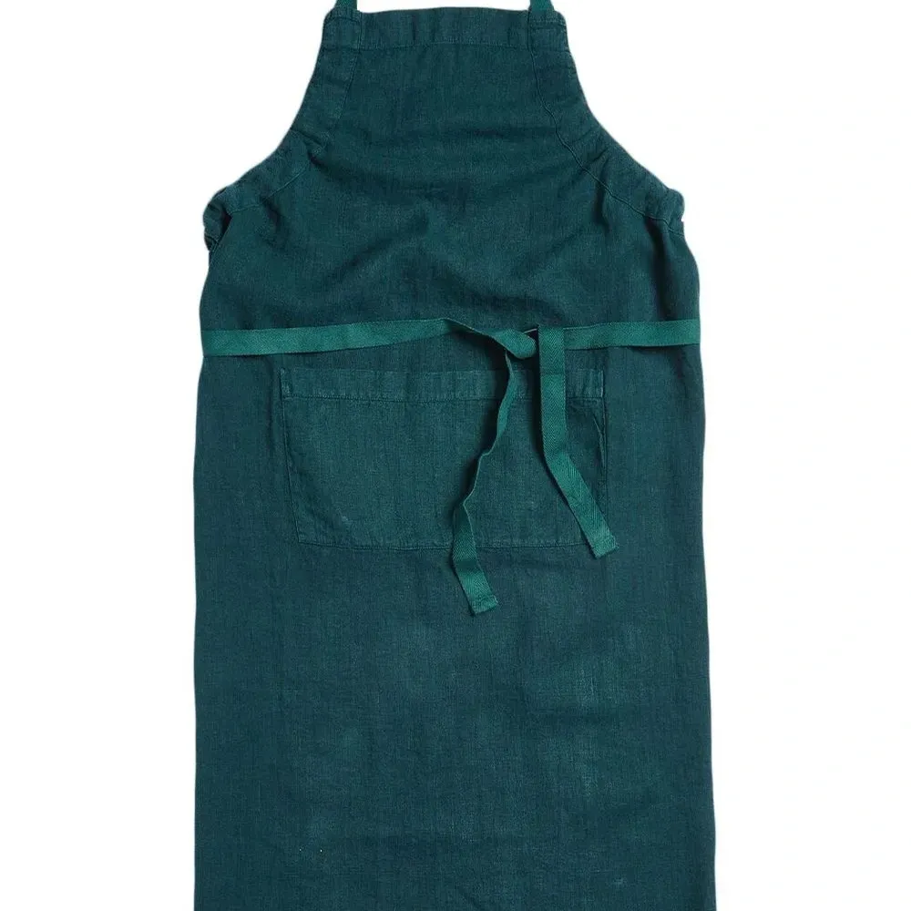 Кухонный фартук из льна