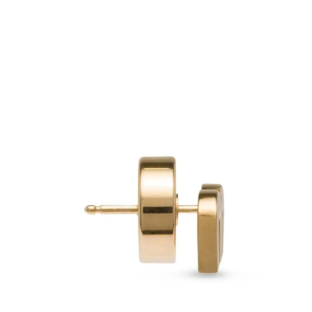 Серьги-гвоздики с монограммой