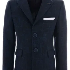 Блейзер строгого кроя с заостренными лацканами
