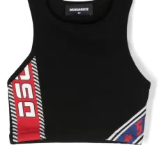 Укороченный топ с логотипом