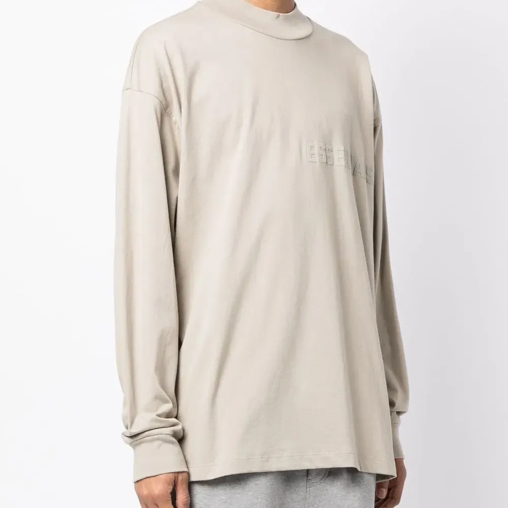 Футболка с длинными рукавами и тисненым логотипом