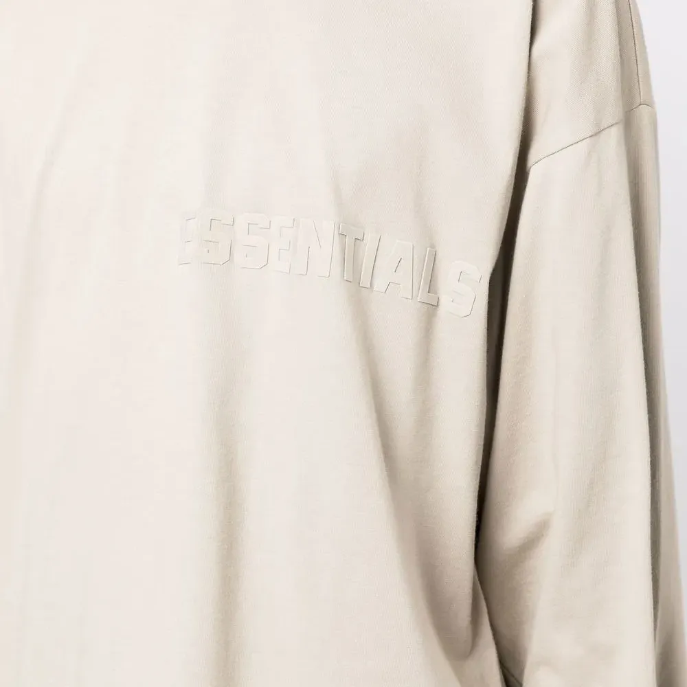 Футболка с длинными рукавами и тисненым логотипом