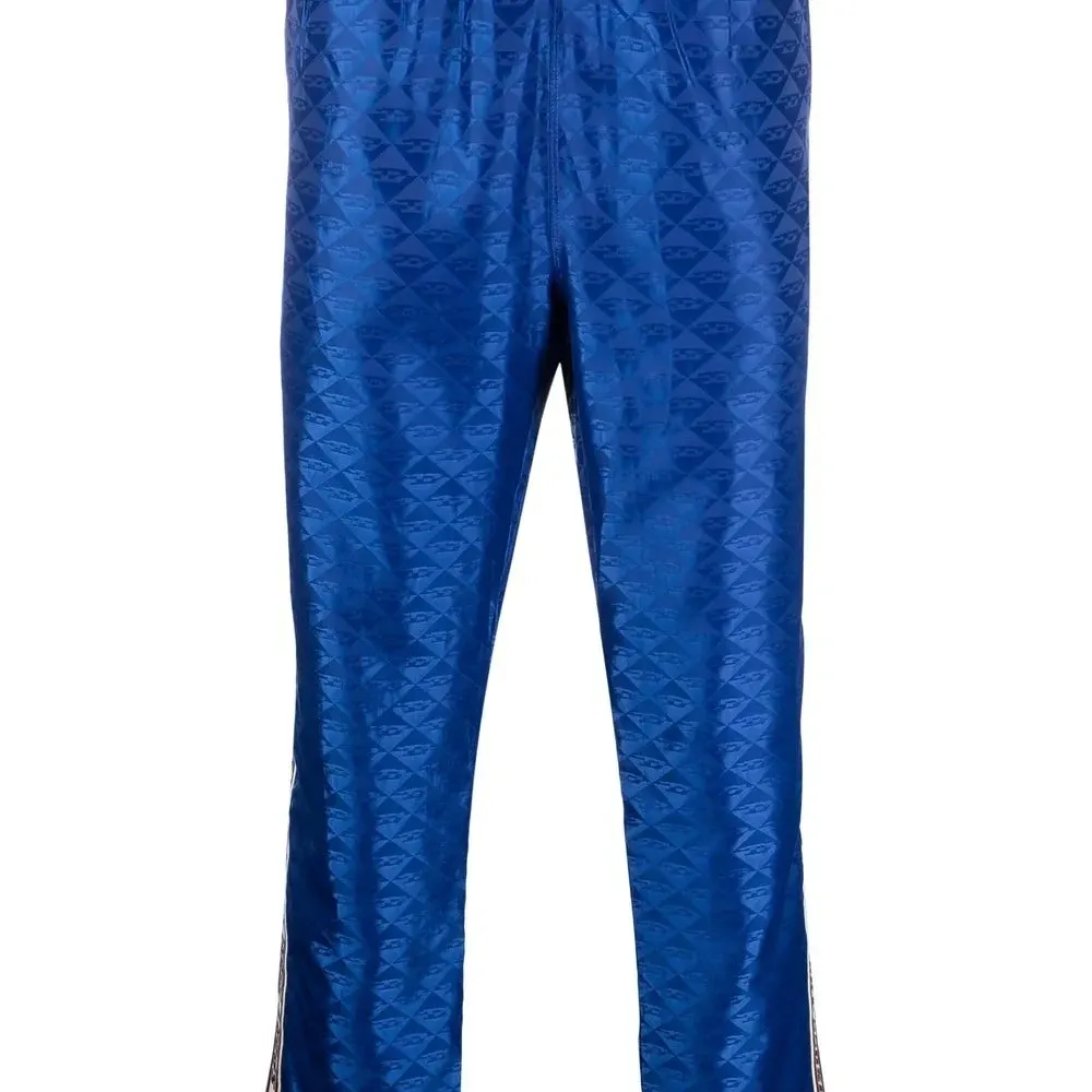 Брюки прямого кроя с логотипом