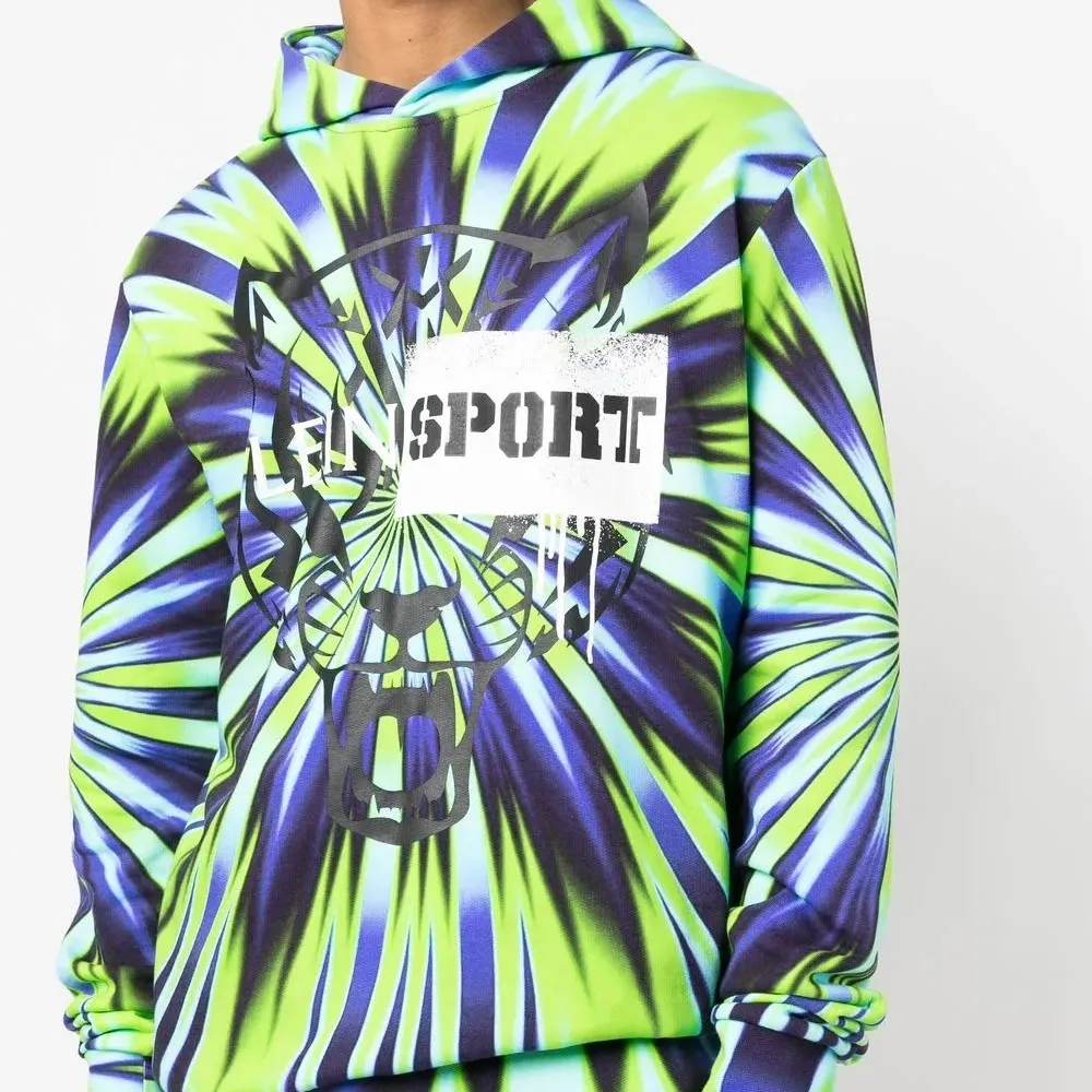 Худи с принтом тай-дай