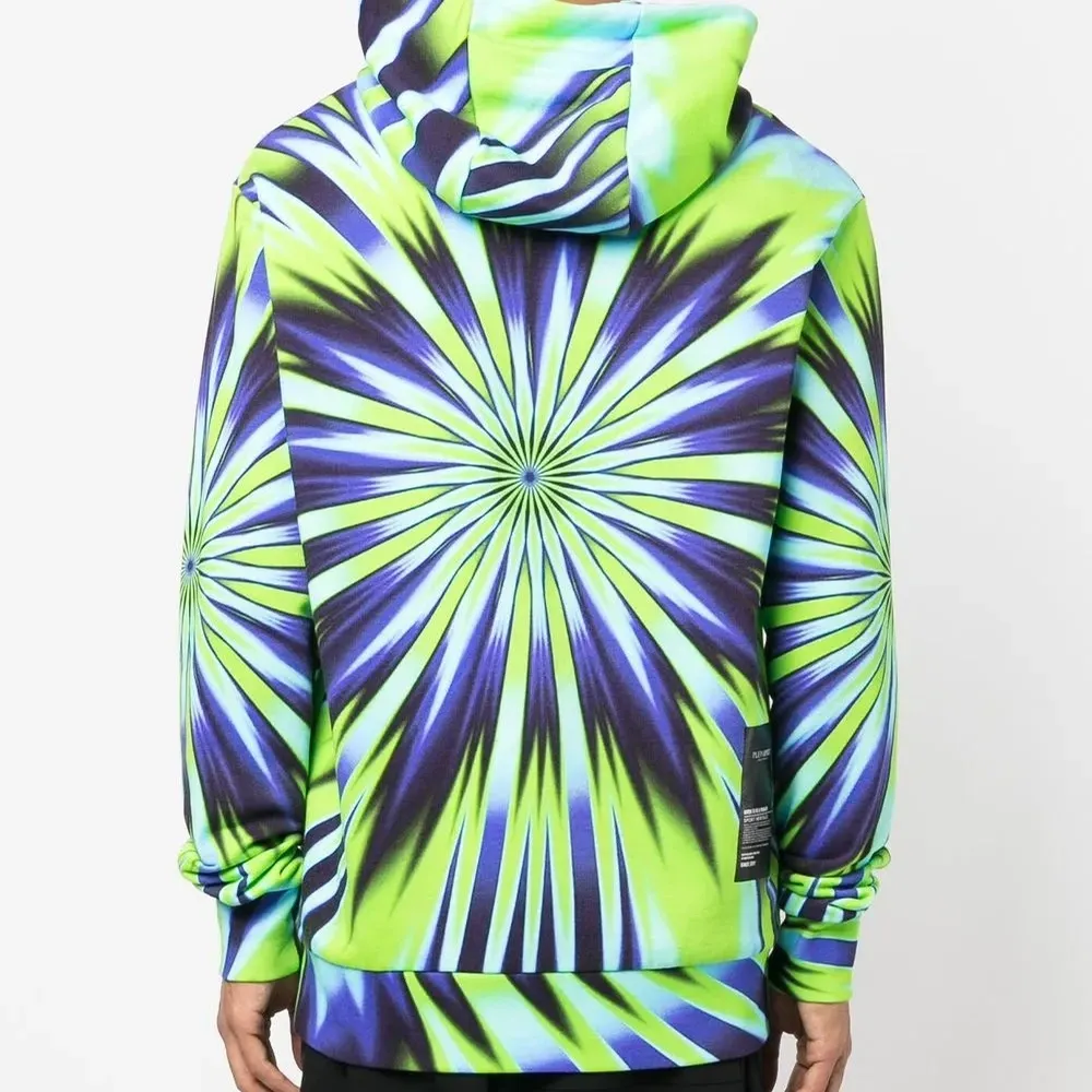 Худи с принтом тай-дай