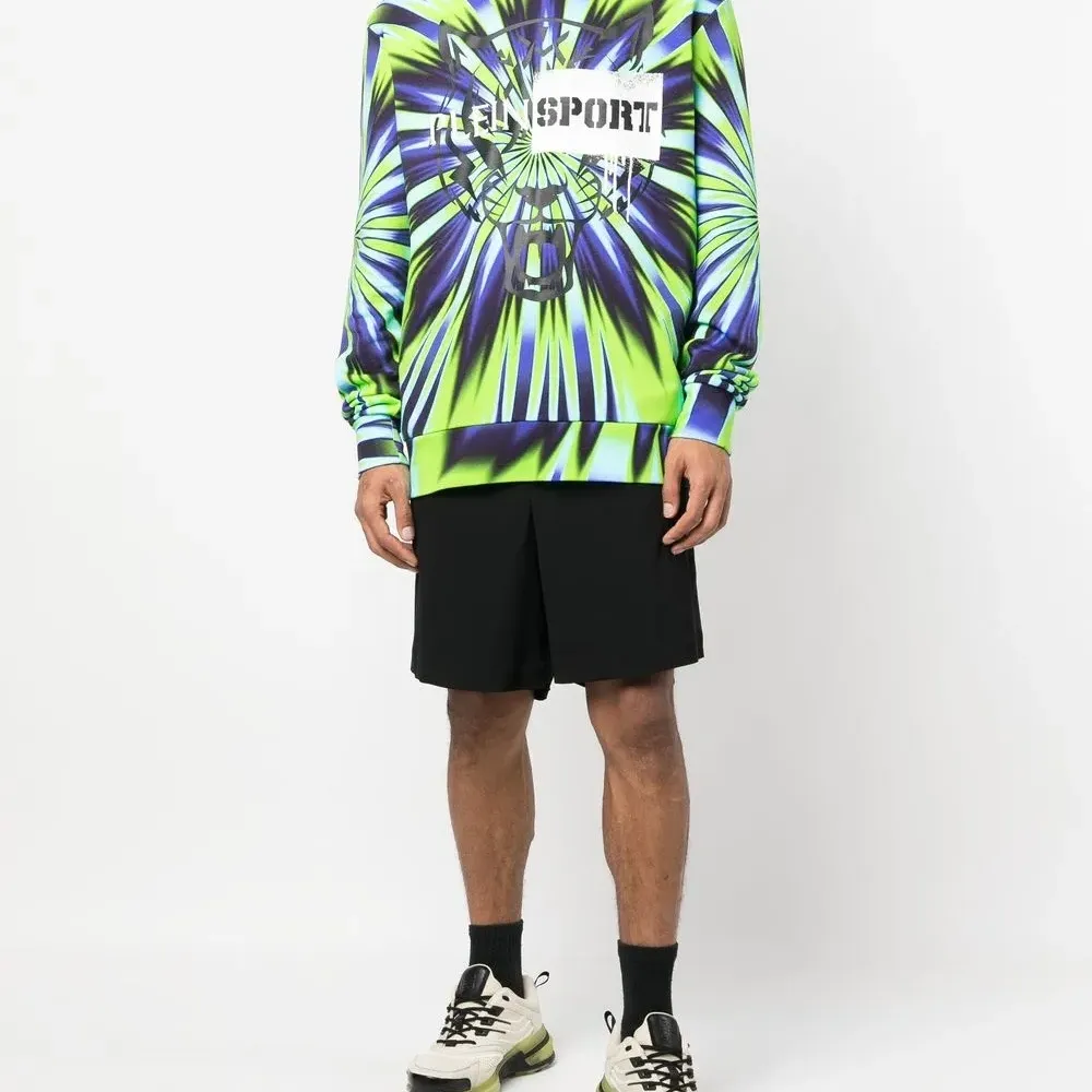 Худи с принтом тай-дай