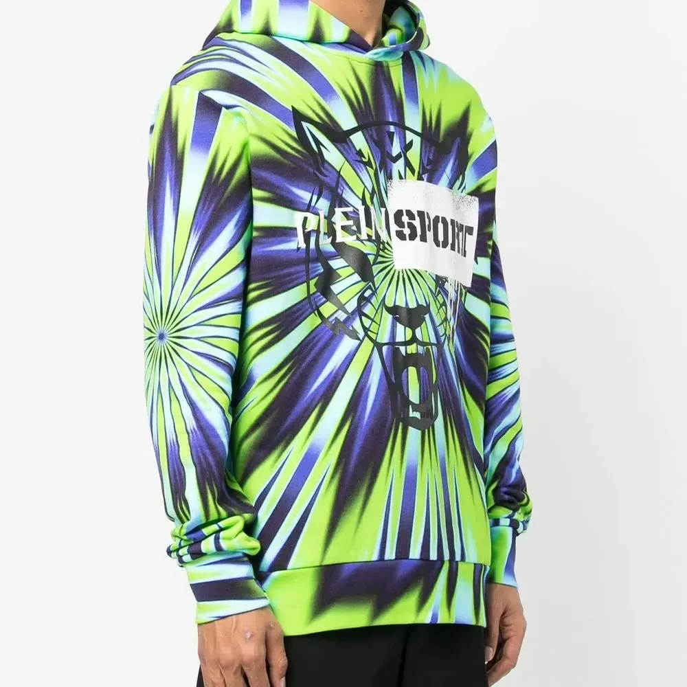 Худи с принтом тай-дай