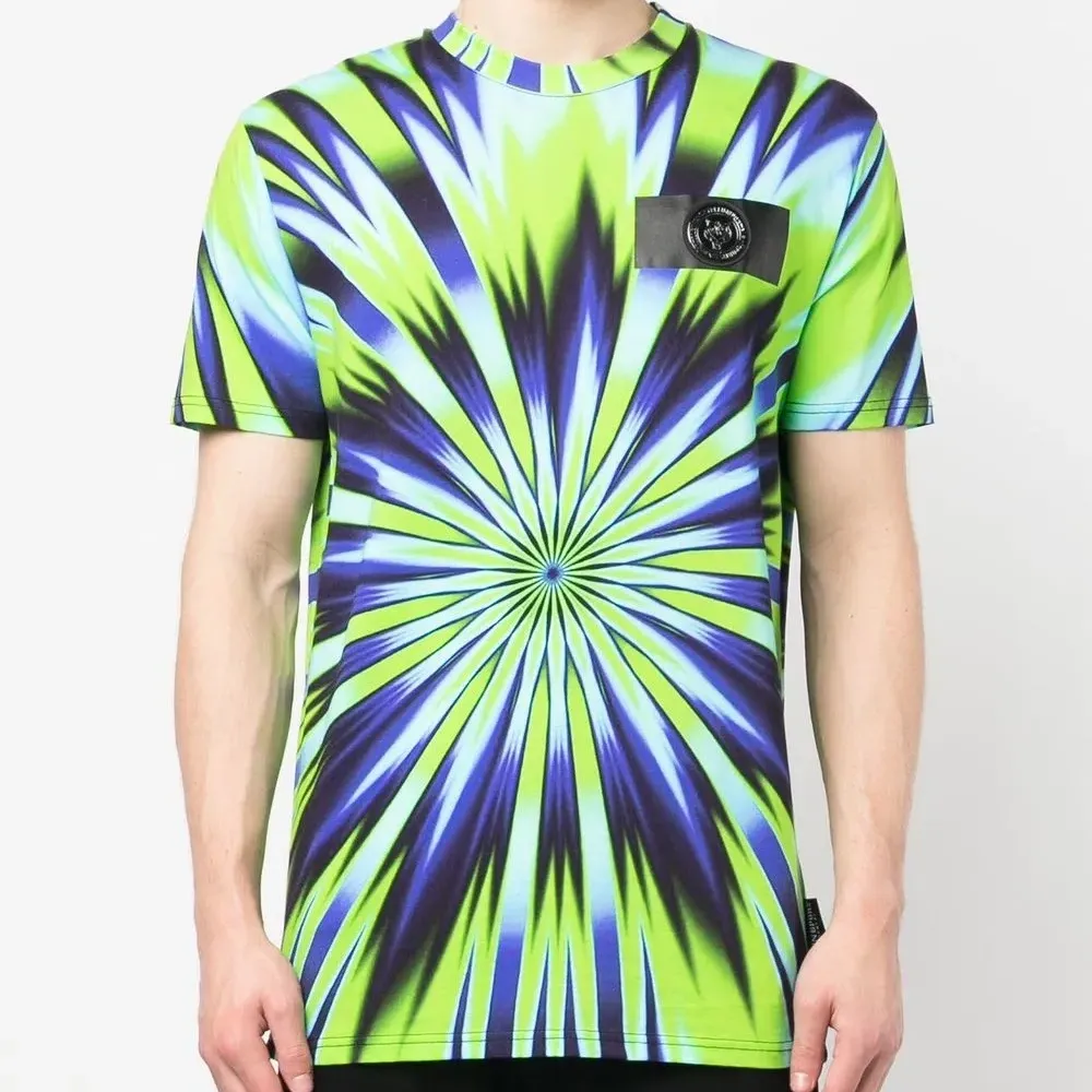 Футболка с принтом тай-дай