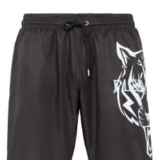 Плавки-шорты с принтом