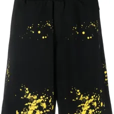 Спортивные шорты с эффектом разбрызганной краски