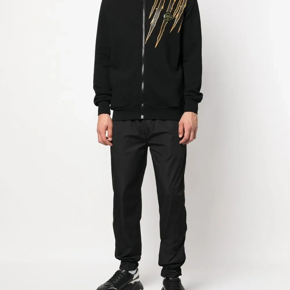 Худи на молнии с принтом