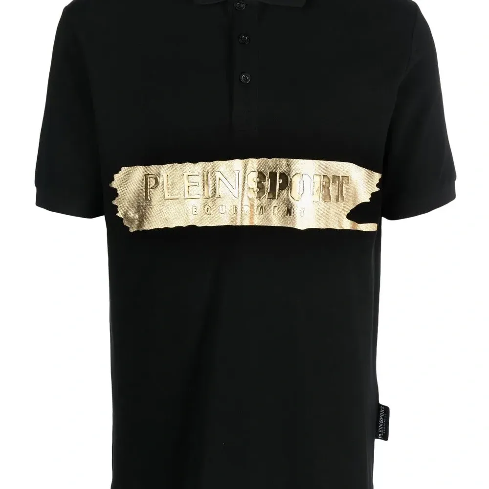 Рубашка поло с короткими рукавами и логотипом