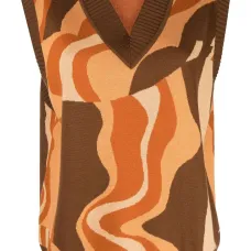 Жилет Frida с абстрактным узором