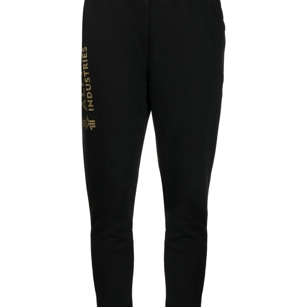 Спортивные брюки с кулиской и логотипом