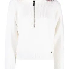 Шерстяной джемпер на молнии