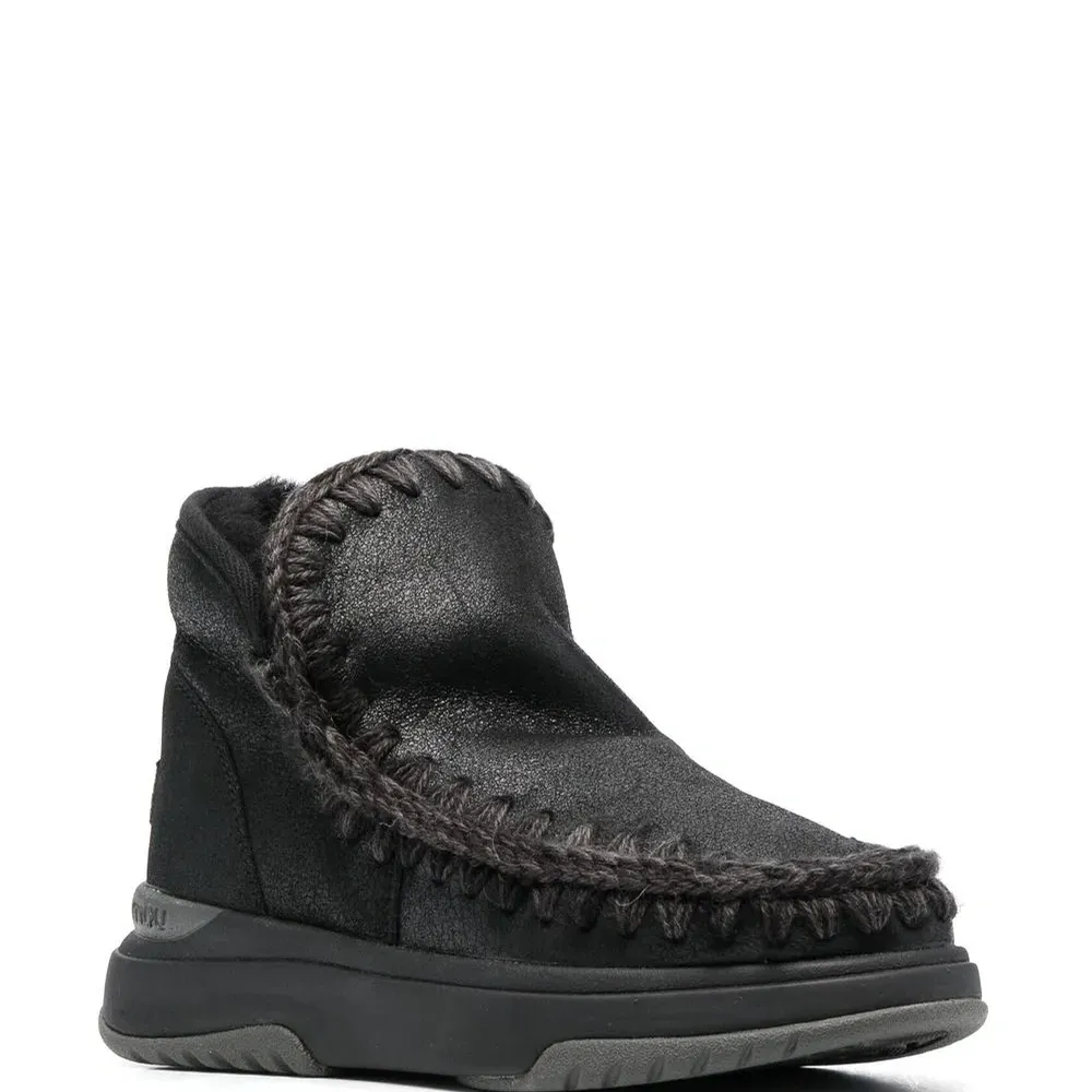 Ботинки в технике кроше