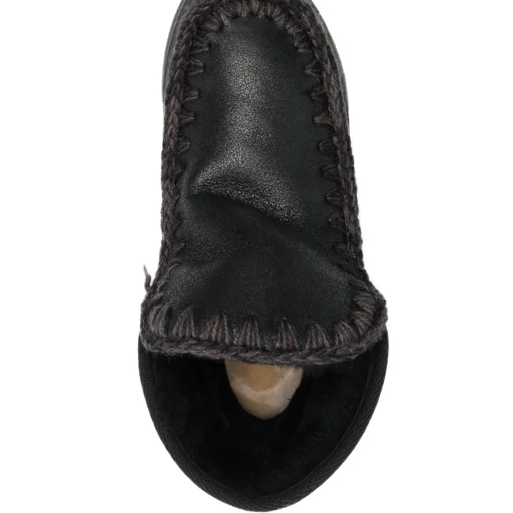 Ботинки в технике кроше