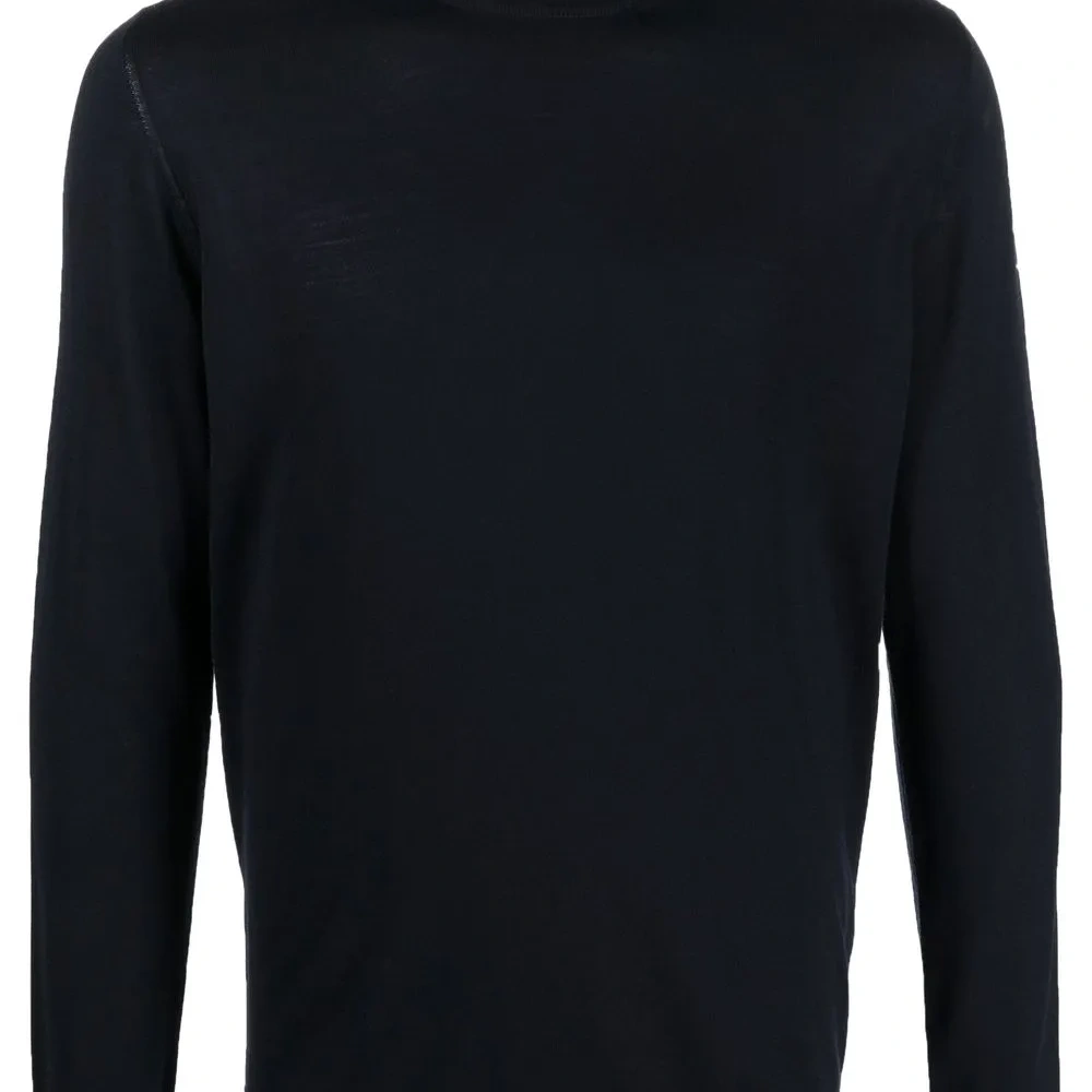 Джемпер тонкой вязки с высоким воротником