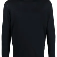 Джемпер тонкой вязки с высоким воротником