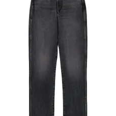 Джинсы прямого кроя с завышенной талией