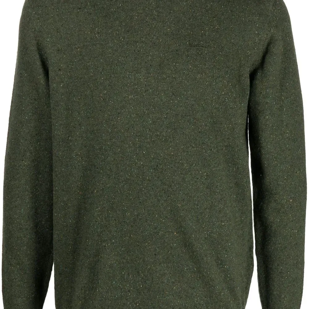 джемпер тонкой вязки с отделкой в рубчик