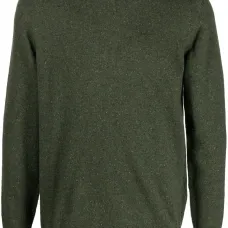 джемпер тонкой вязки с отделкой в рубчик