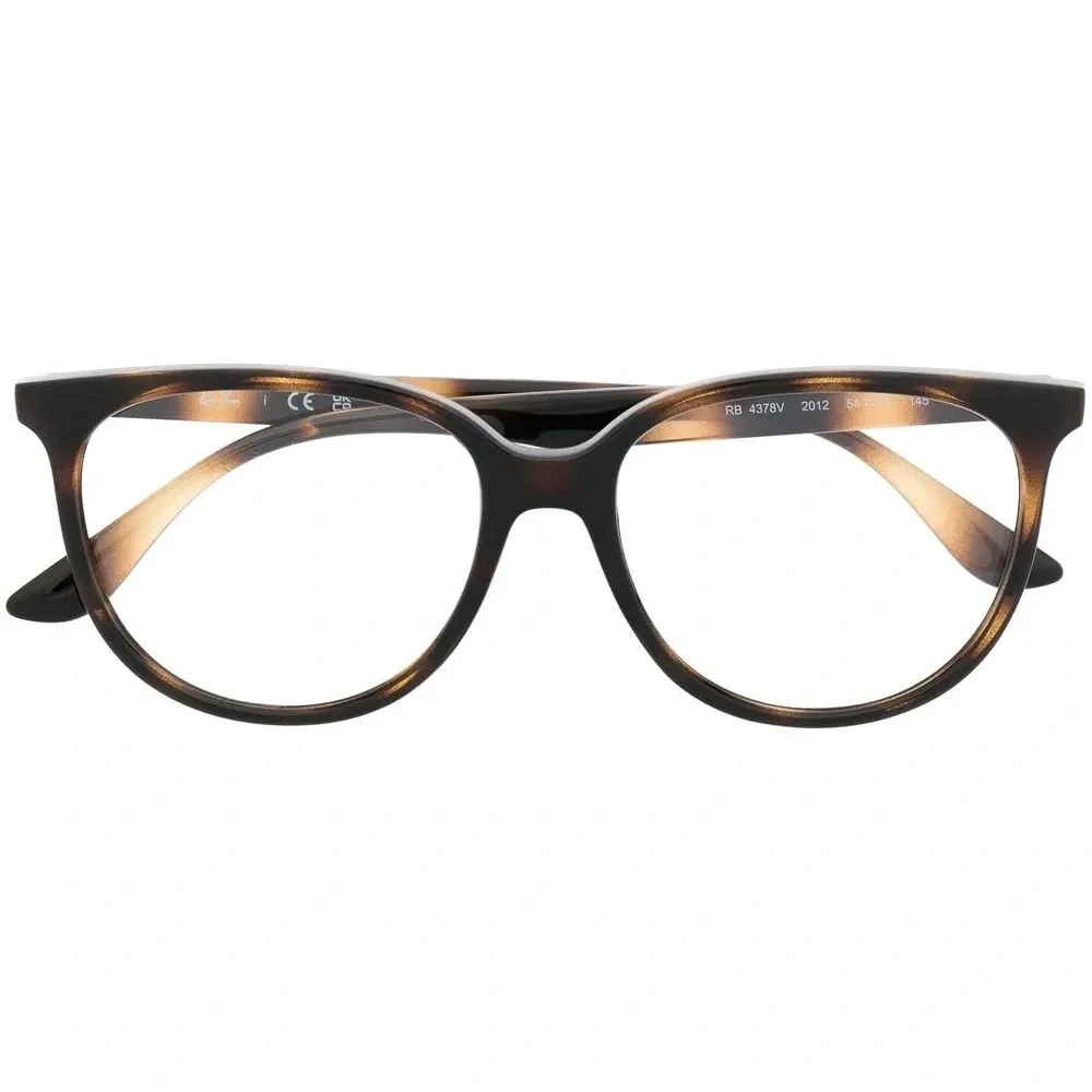 Очки в круглой оправе с логотипом