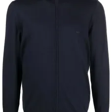 Свитер на молнии из необработанной шерсти