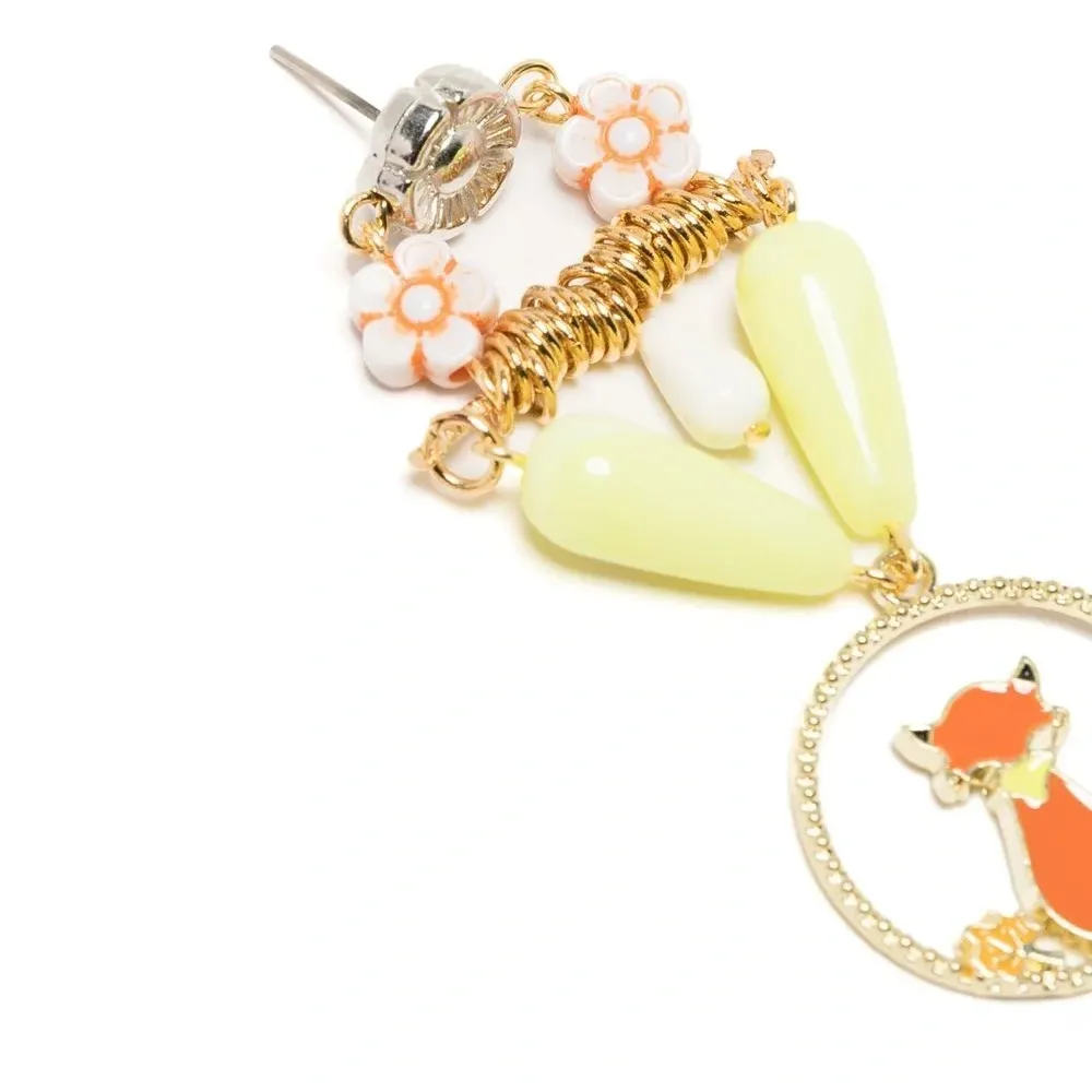 Декорированные серьги-подвески