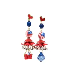 Массивные серьги-подвески