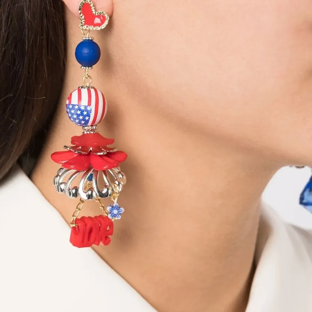 Массивные серьги-подвески