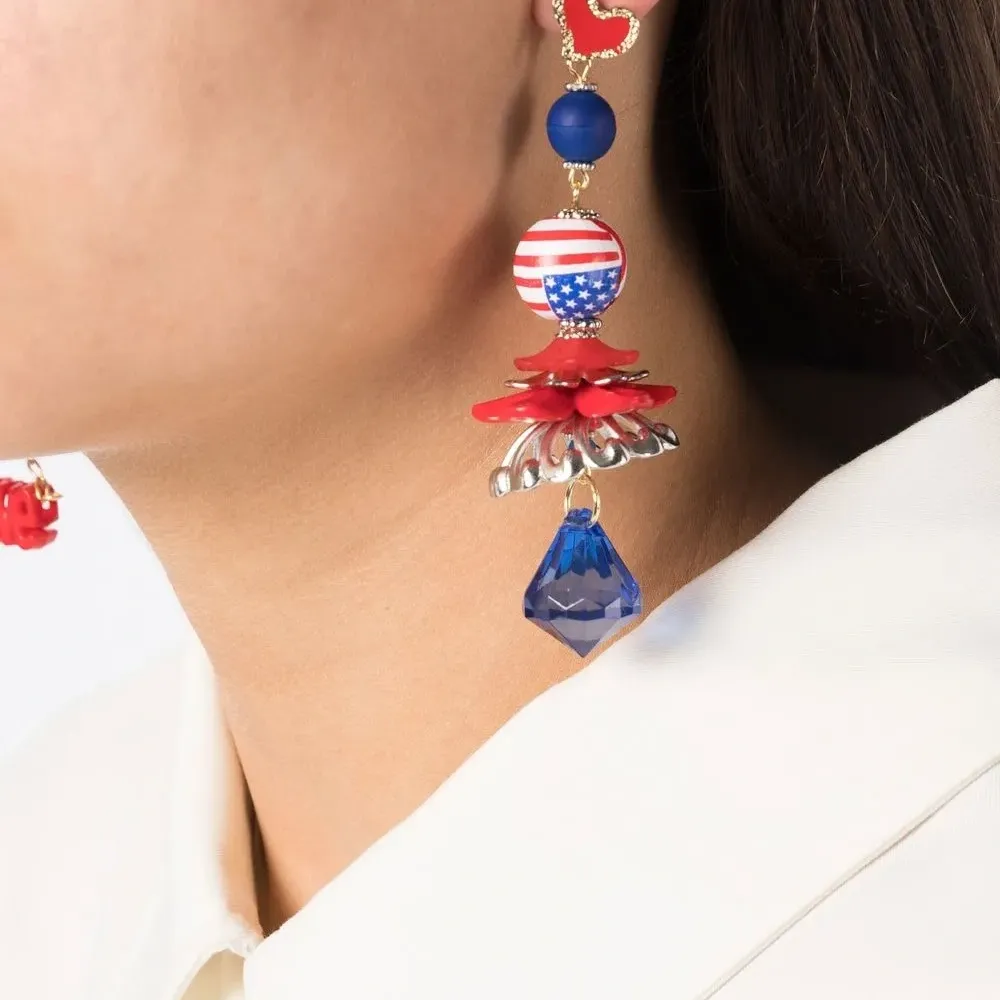 Массивные серьги-подвески