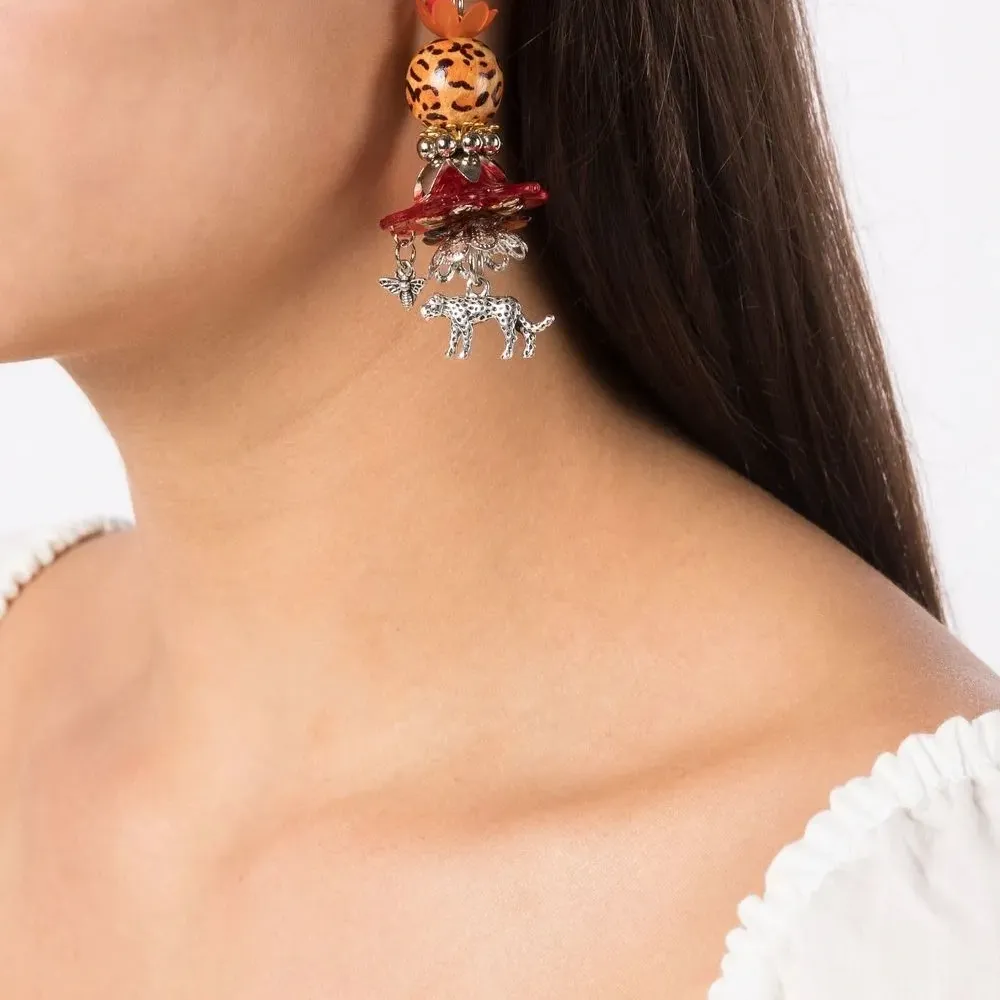 Массивные серьги-подвески