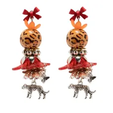 Массивные серьги-подвески