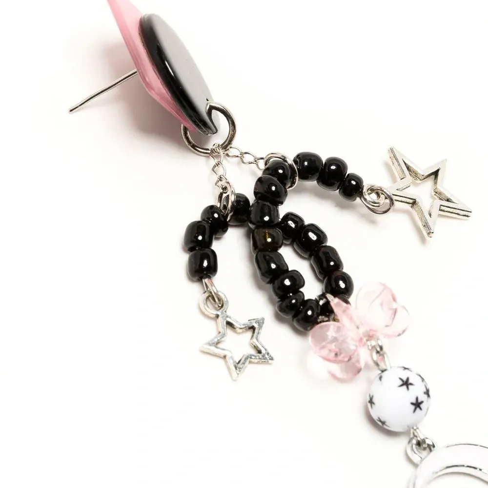 Декорированные серьги-подвески